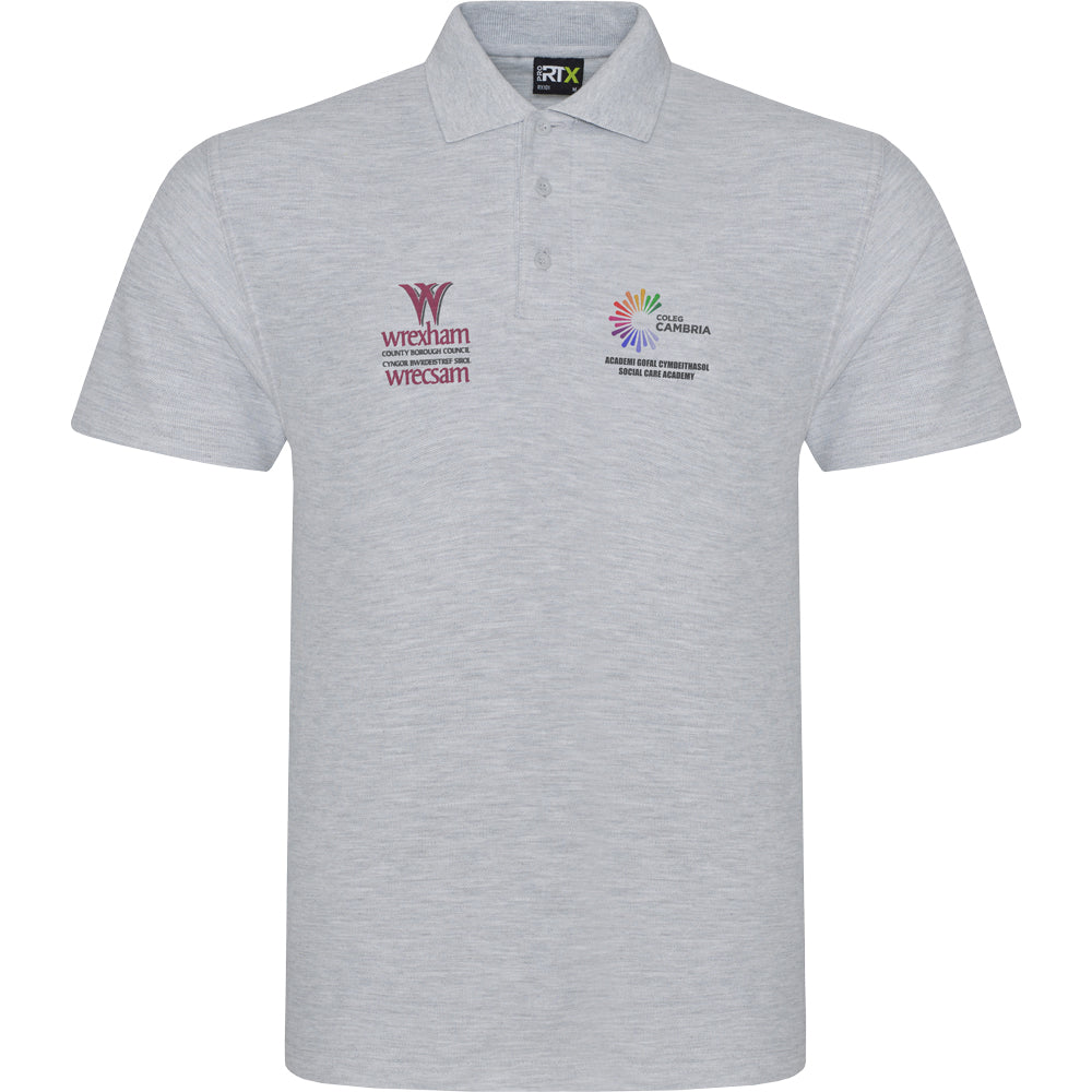 Coleg Cambria Social Care Academy Polos are supplied by ourschoolwear