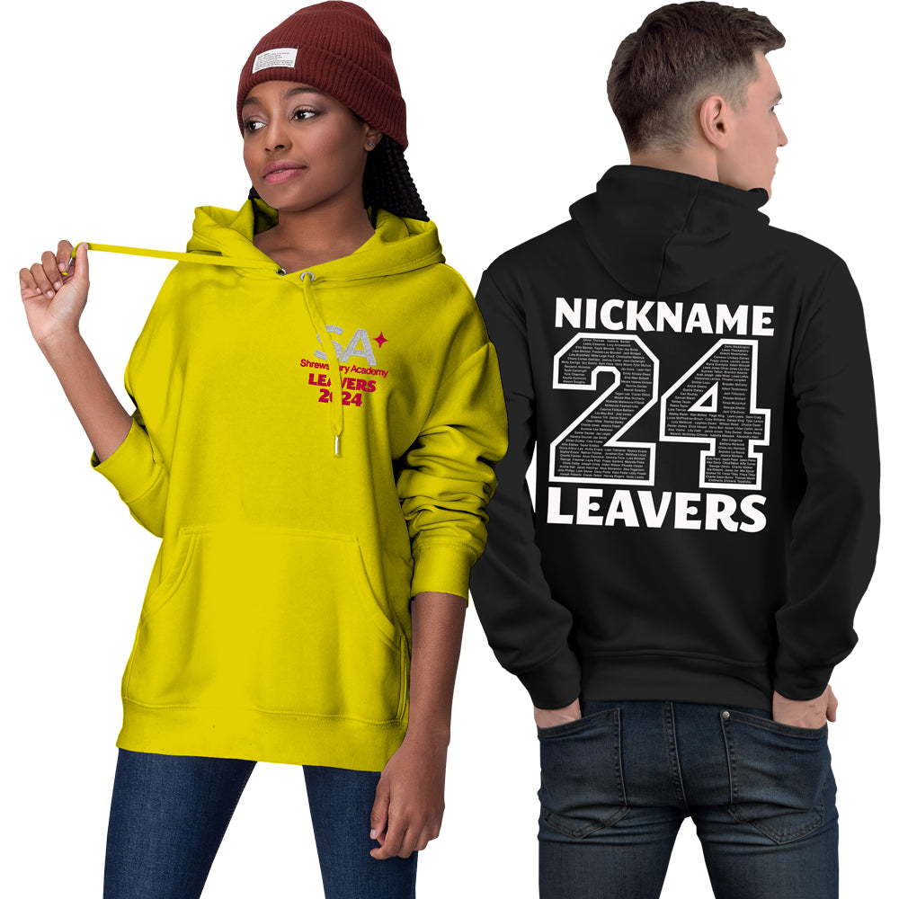 Shrewsbury Leaver Hoodies are Supplied by ourschoolwear of Wrexham