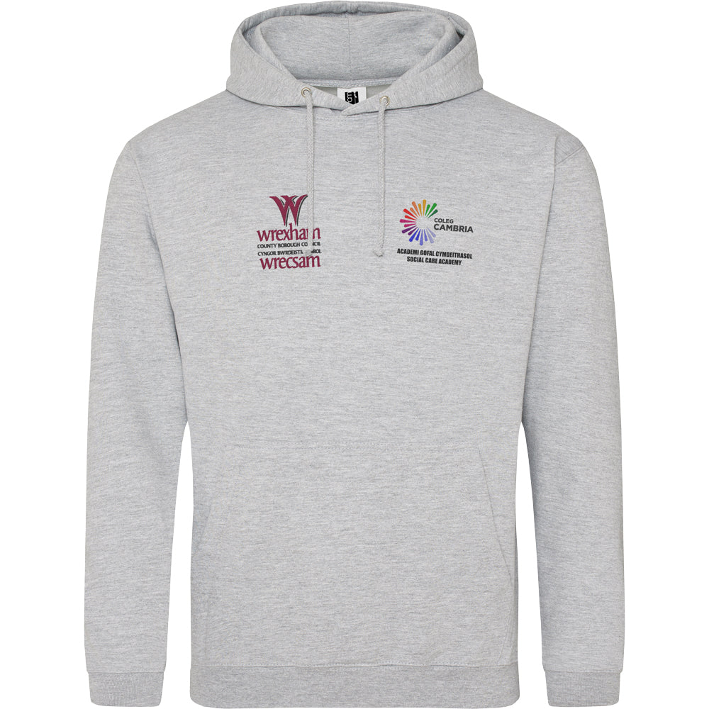 Social Care Academy Hoodies are supplied by ourschoolwear of Wrexham