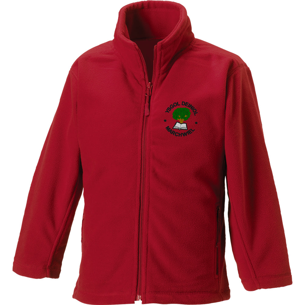 Ysgol Deiniol Fleece Jackets are supplied by ourschoolwear of Wrexham