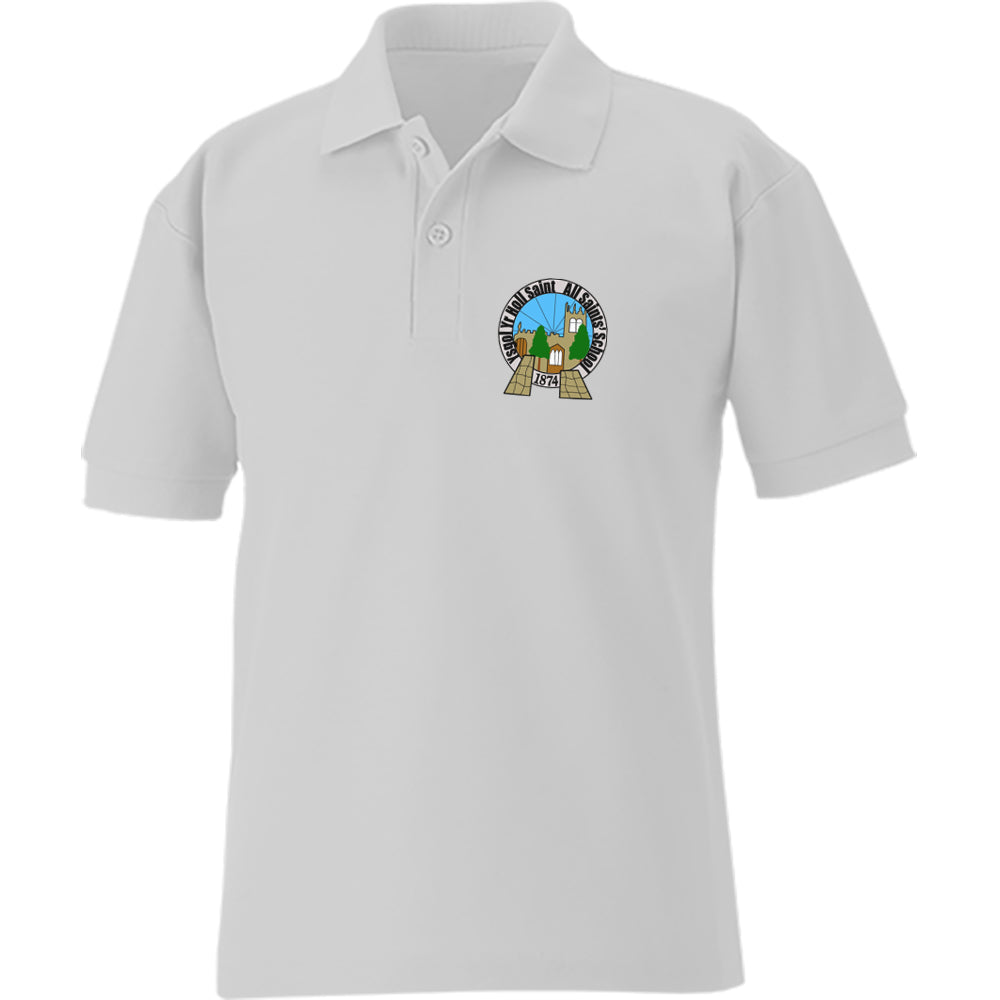 All Saint' School Polo Shirts are supplied by ourschoolwear of Wrexham