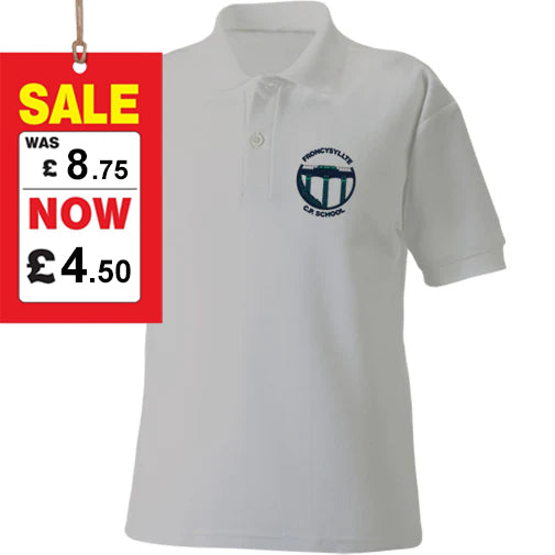 Froncysyllte School polos supplied by ourschoolwear of Wrexham