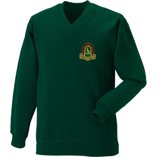 Acton Park V-Neck Sweaters are supplied by ourschoolwear of Wrexham 
