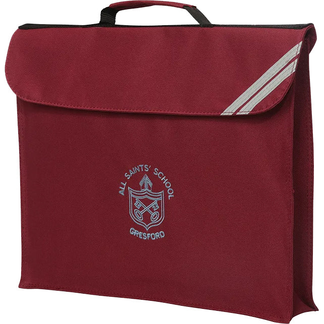 All Saints' School Bookbags are supplied by ourschoolwear of Wrexham