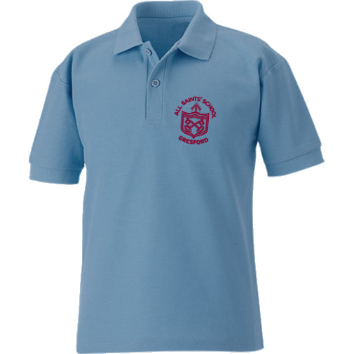 All Saints School Polo Shirts are supplied by ourschoolwear of Wrexham