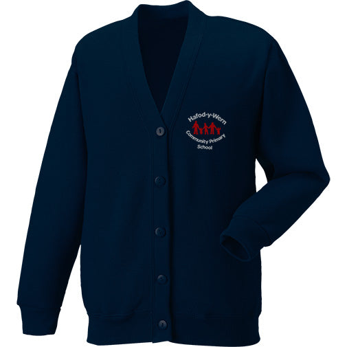 Hafod Y Wern Made to Order cardigan supplied by ourschoolwear of Wrexah