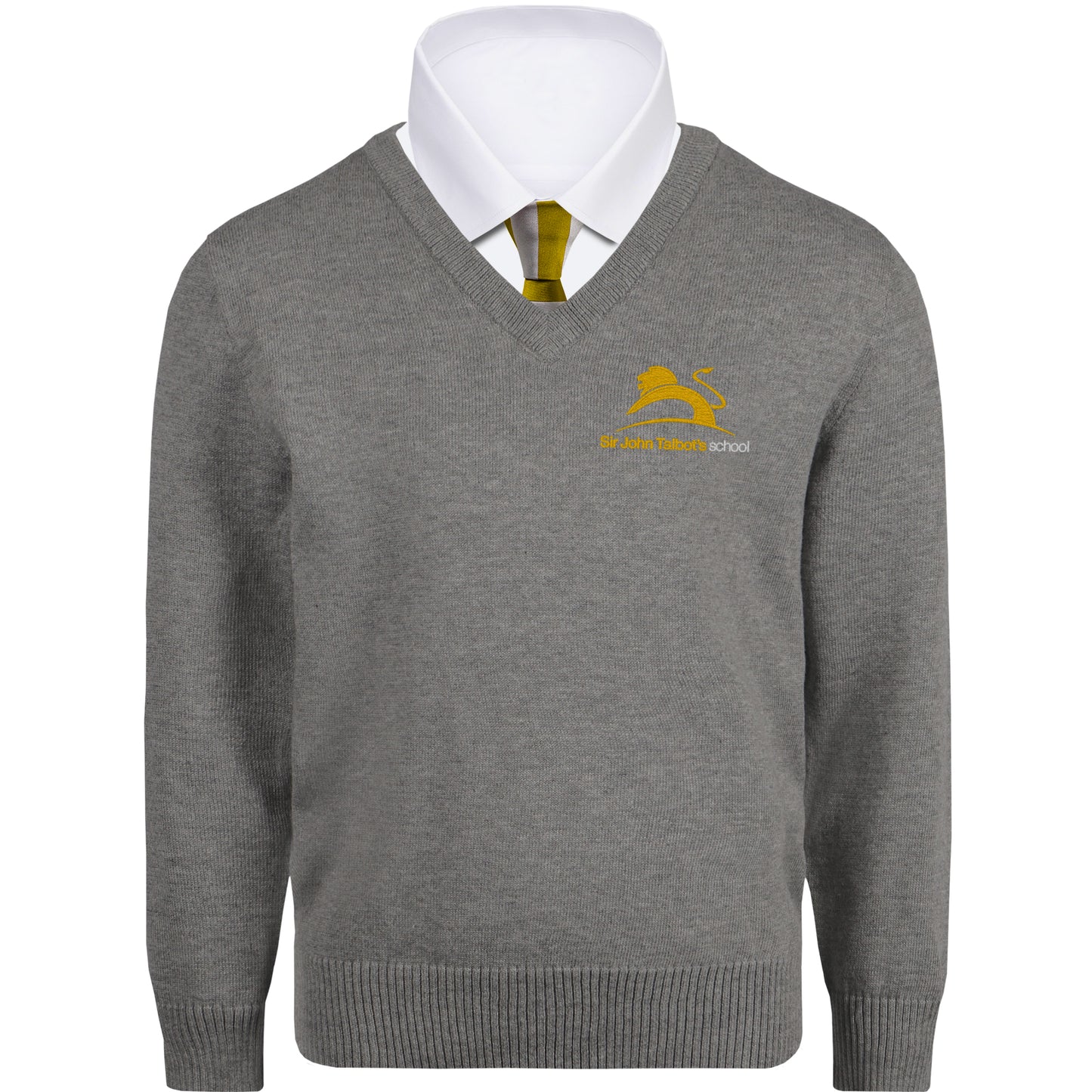Sir John Talbot's School Grey Sweater 
