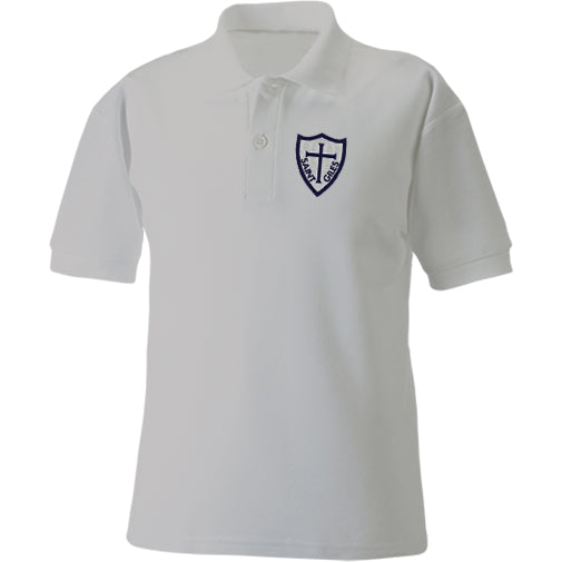 St.Giles' School polos shirts are supplied by ourschoolwear of Wrexham