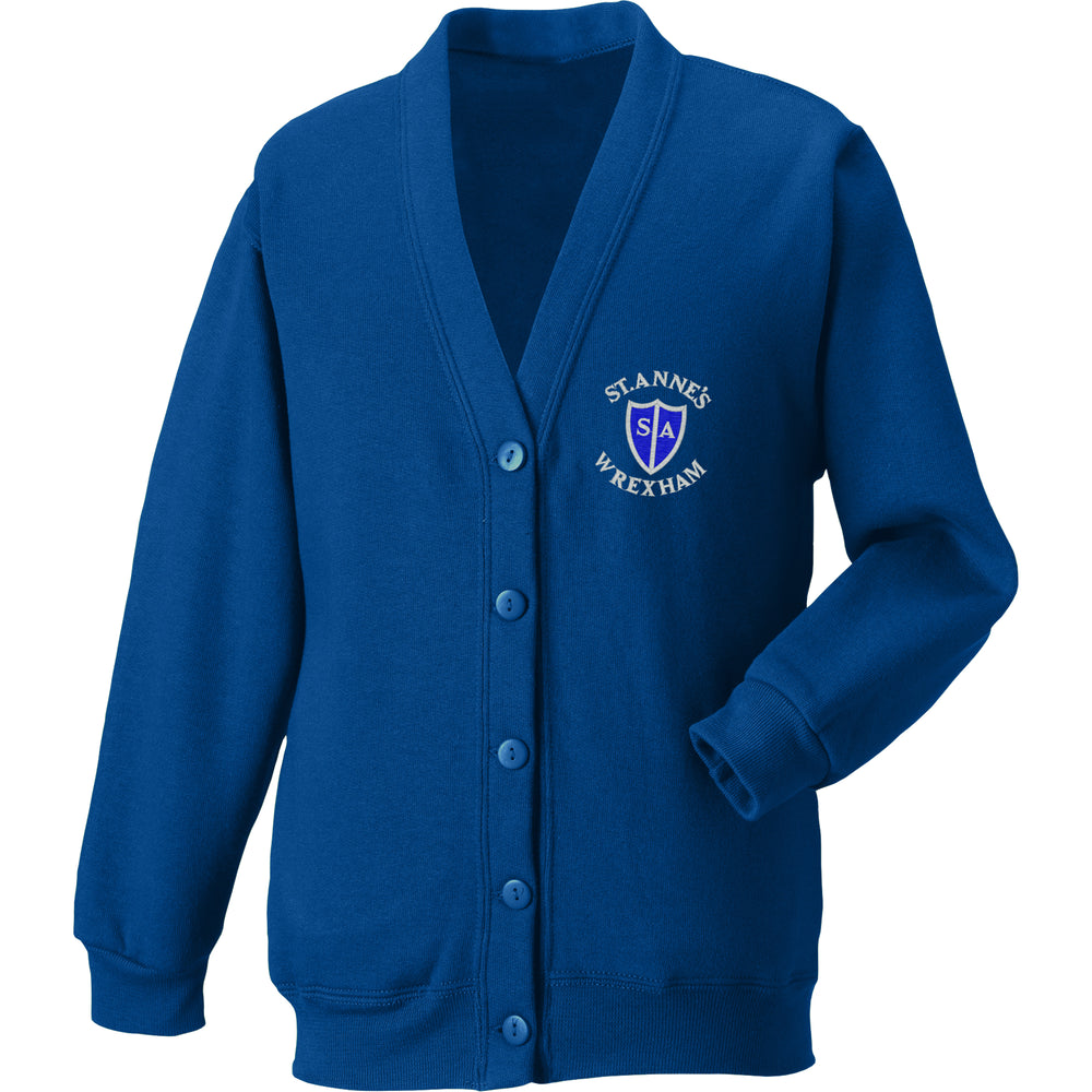 St. Annes School Cardigans are supplied by ourschoolwear of Wrexham