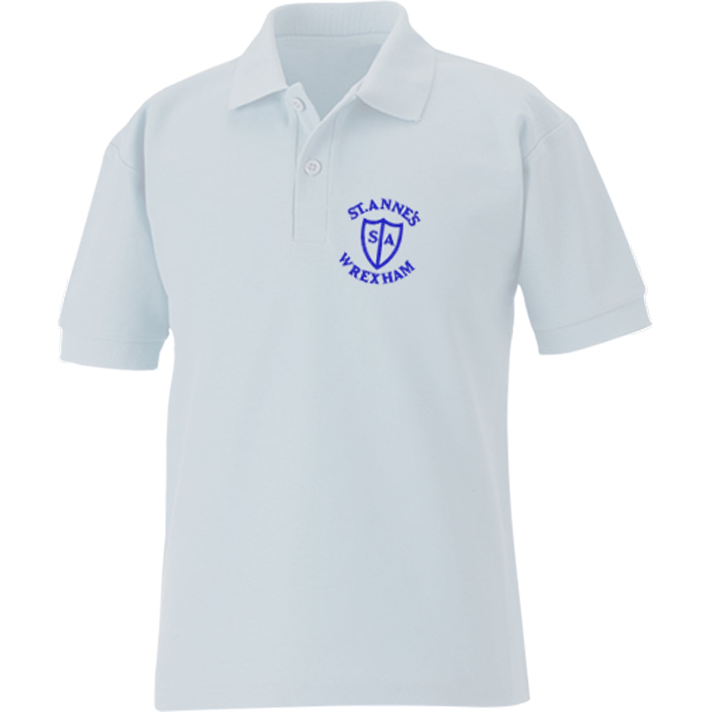 St. Annes School Polo Shirts are supplied by ourschoolwear Wrexham