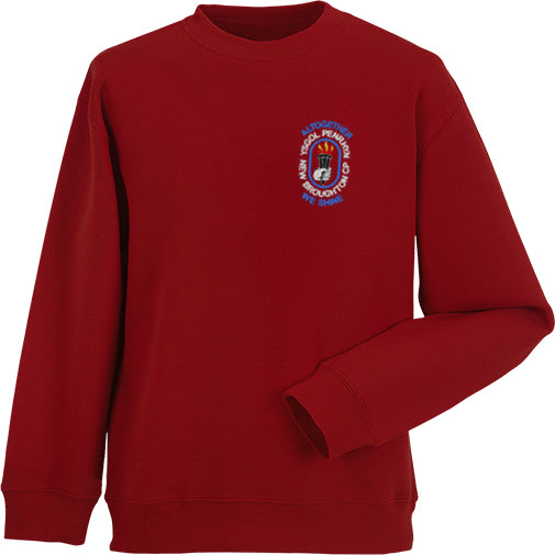 Ysgol Penrhyn School Sweaters are supplied by ourschoolwear of Wrexham