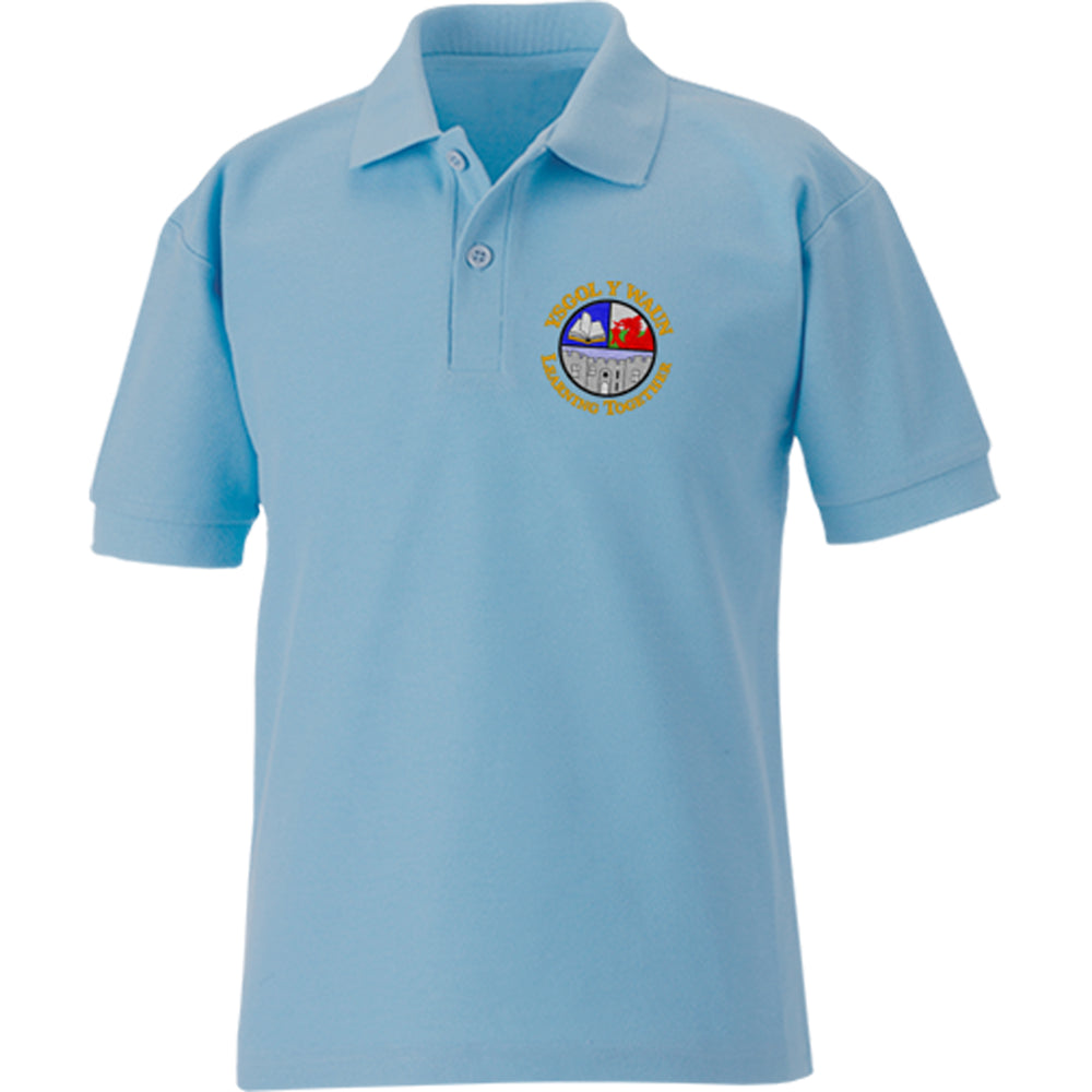 Ysgol Y Waun Polo shirts are supplied by ourschoolwear of Wrexham